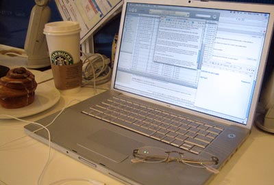 Computer, coffee, creativity