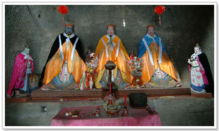 Chiseled rock-shrine