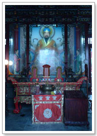 Taoist shrine at main entrance